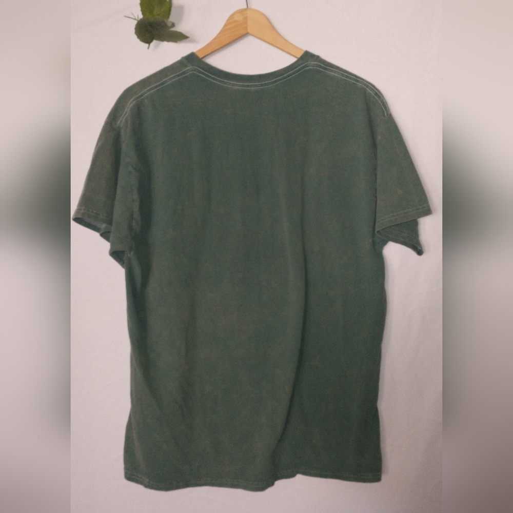 Nirvana In Utero Graphic T-Shirt in Green 90's Large - Picture 4 of 4